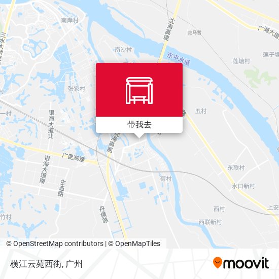 横江云苑西街地图