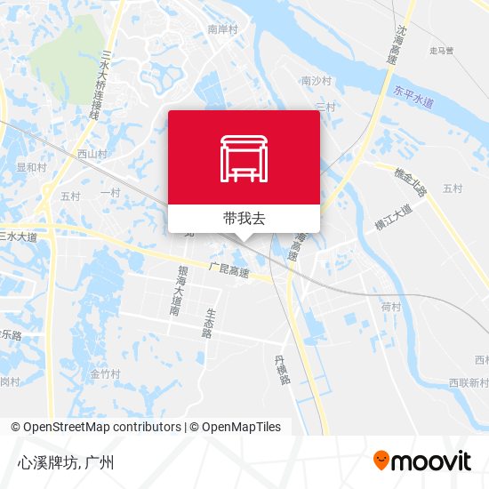 心溪牌坊地图