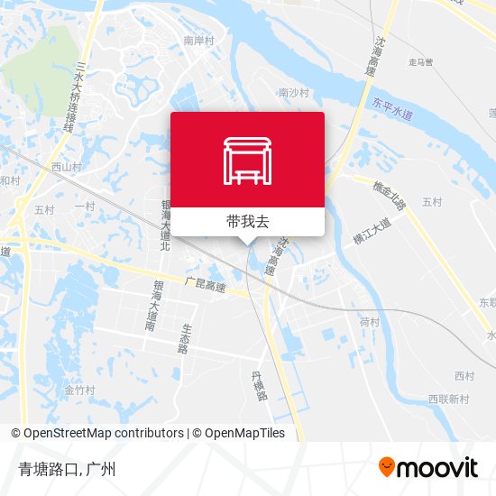 青塘路口地图