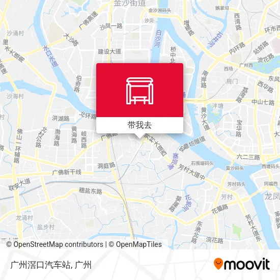 广州滘口汽车站地图