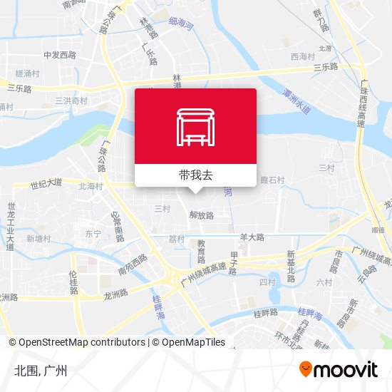 北围地图