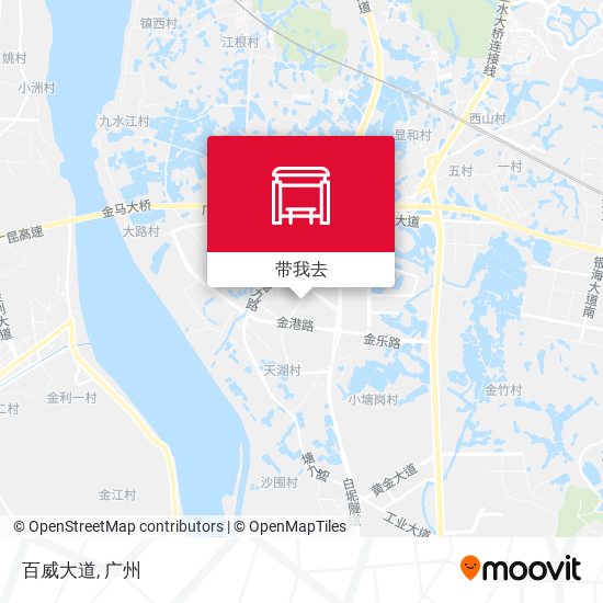 百威大道地图