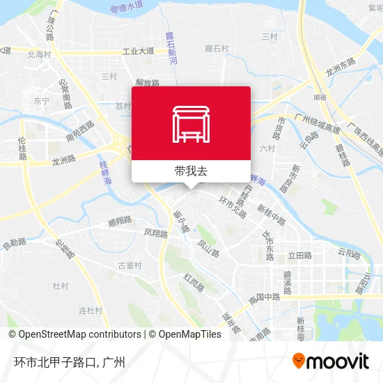 环市北甲子路口地图