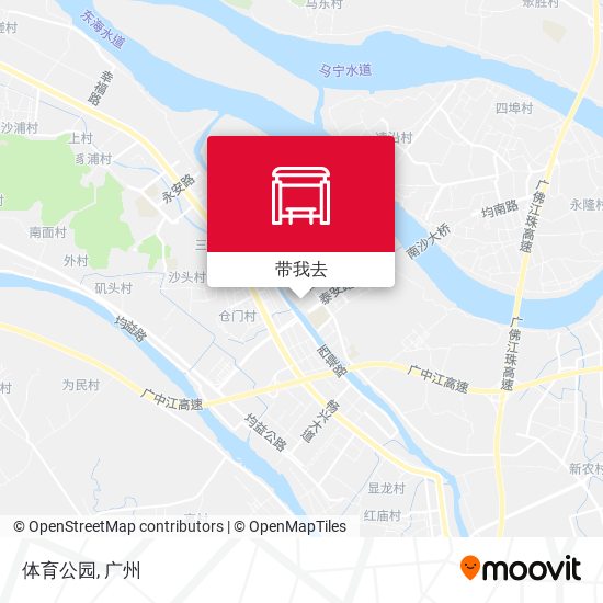 体育公园地图