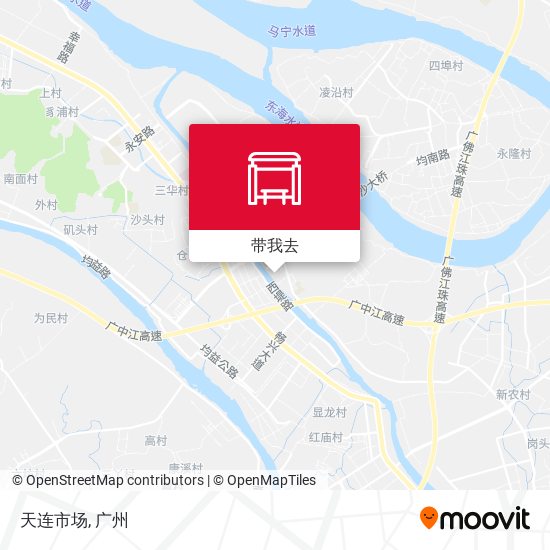 天连市场地图