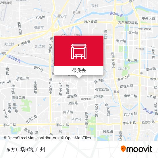 东方广场B站地图