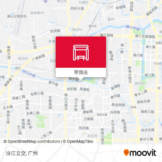 汾江立交地图