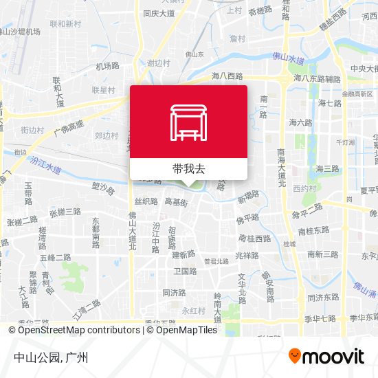 中山公园地图
