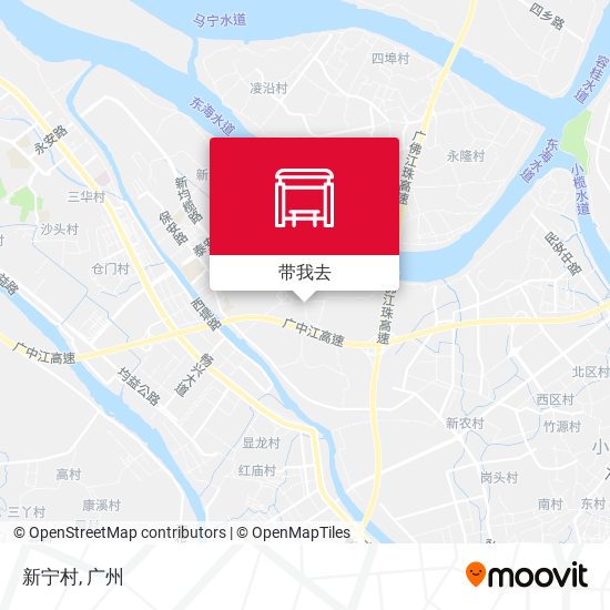新宁村地图