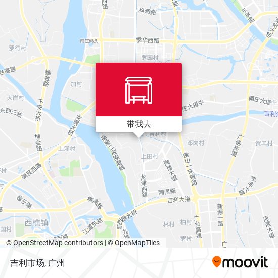 吉利市场地图