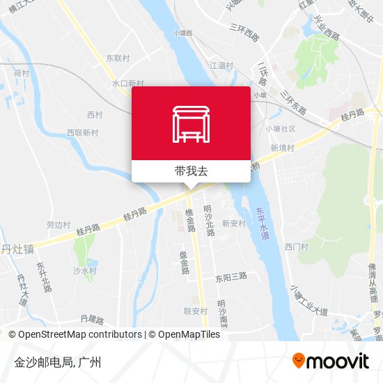 金沙邮电局地图