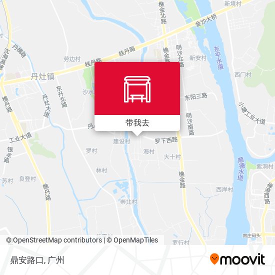 鼎安路口地图