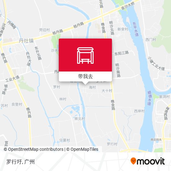罗行圩地图