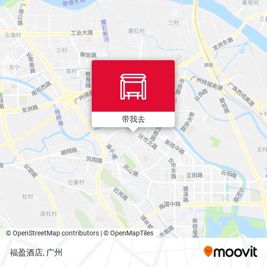 福盈酒店地图