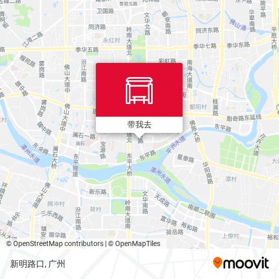 新明路口地图