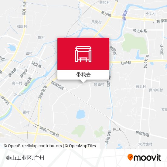 狮山工业区地图