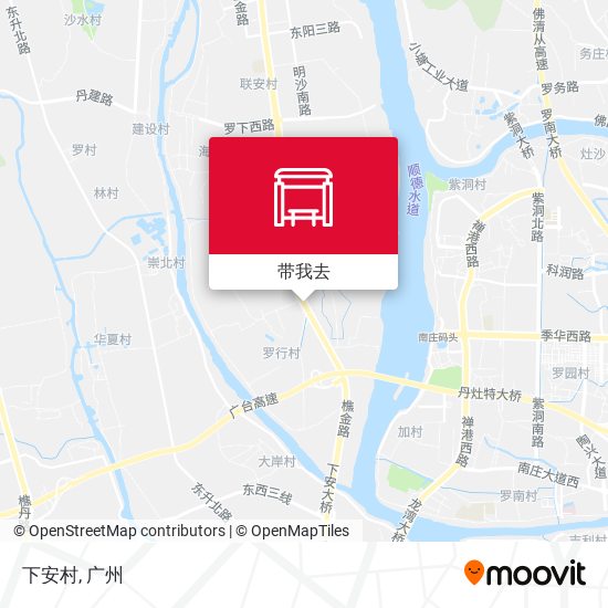 下安村地图