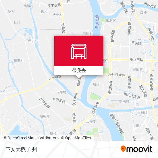下安大桥地图