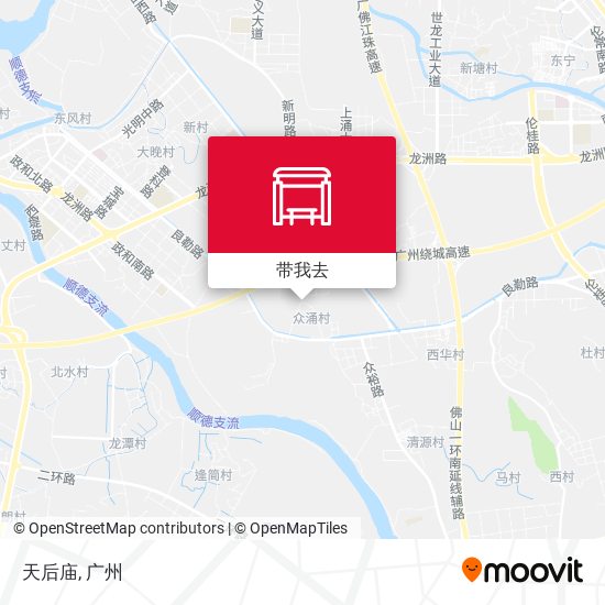 天后庙地图