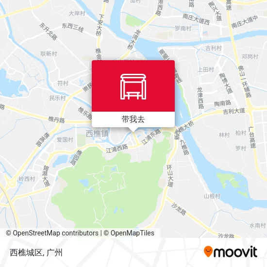 西樵城区地图
