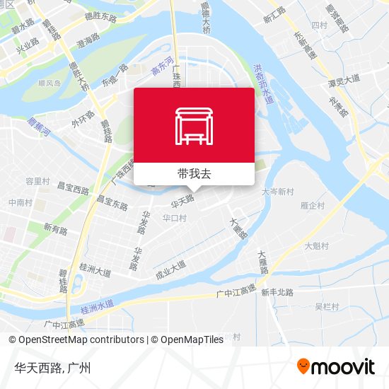 华天西路地图