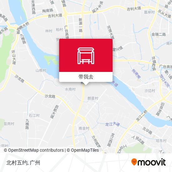 北村五约地图