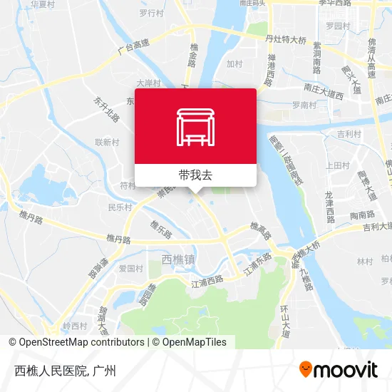 西樵人民医院地图