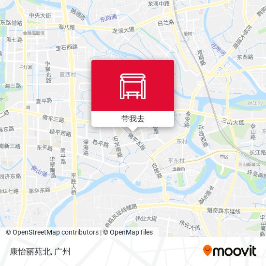 康怡丽苑北地图
