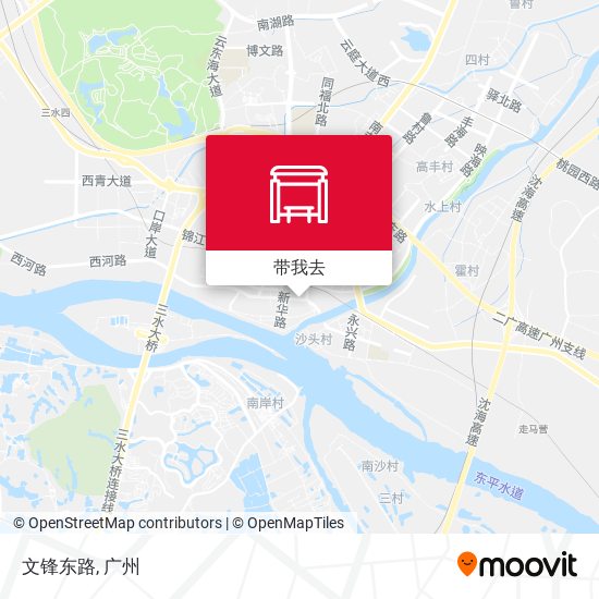 文锋东路地图