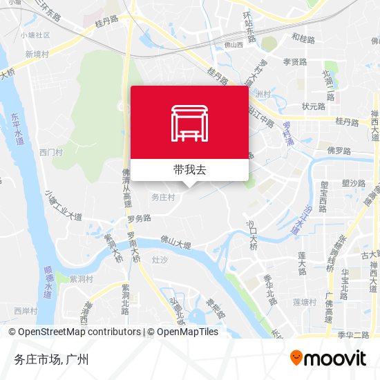 务庄市场地图