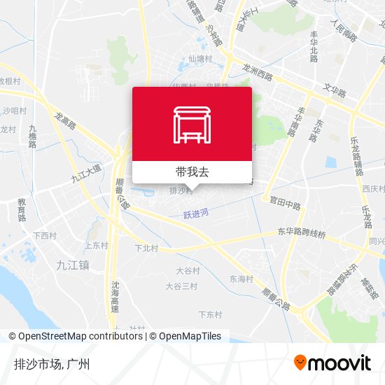 排沙市场地图