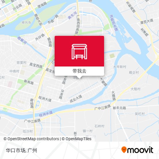 华口市场地图