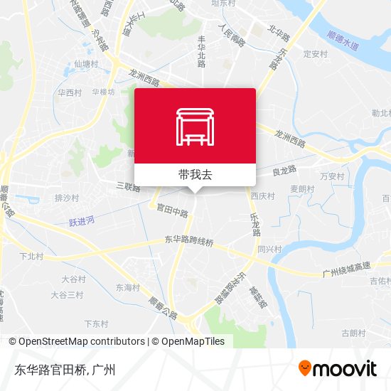 东华路官田桥地图