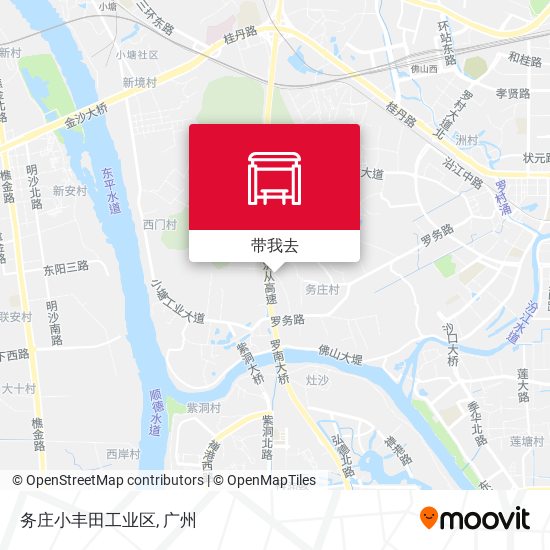 务庄小丰田工业区地图