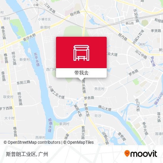 斯普朗工业区地图