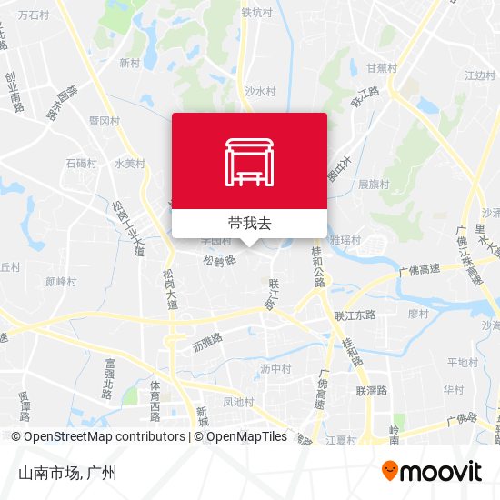 山南市场地图