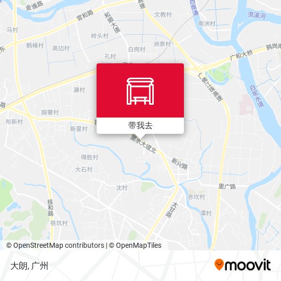 大朗地图