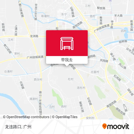 龙连路口地图