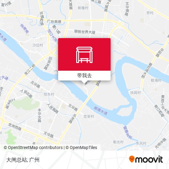 大闸总站地图