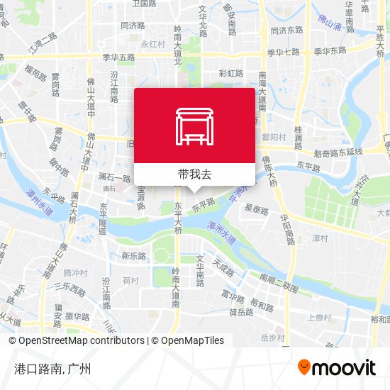 港口路南地图