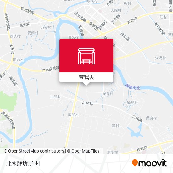 北水牌坊地图