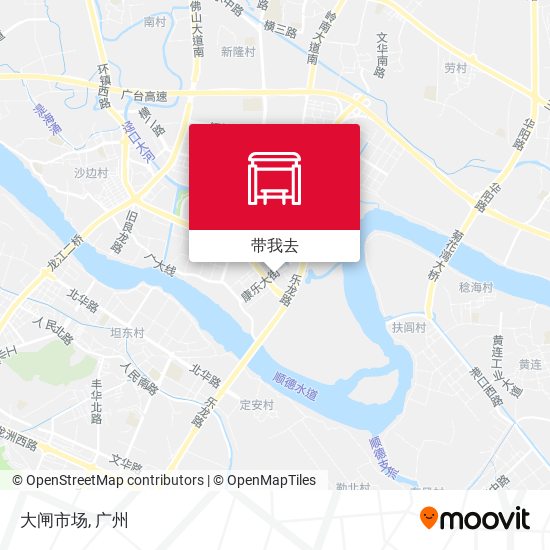 大闸市场地图