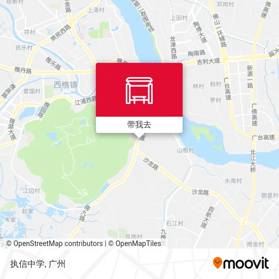 执信中学地图