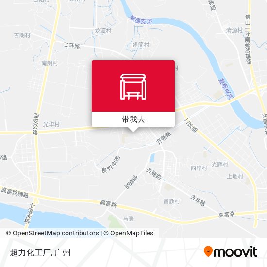 超力化工厂地图