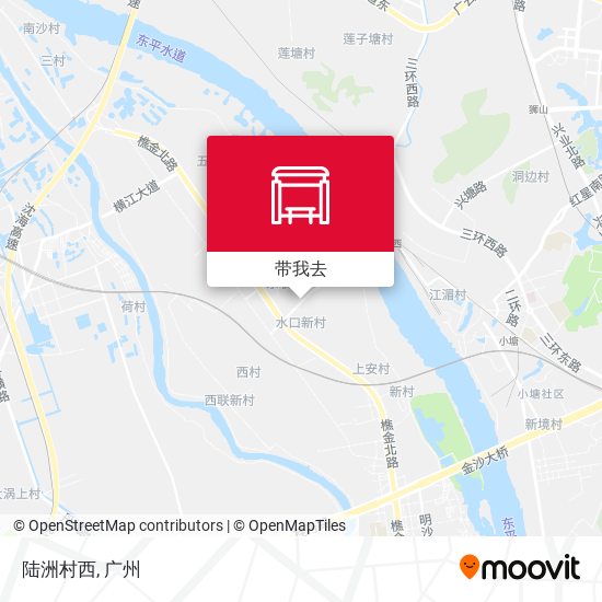 陆洲村西地图