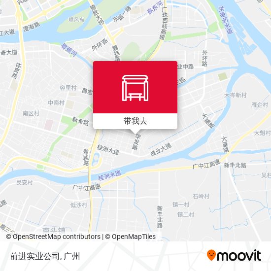 前进实业公司地图
