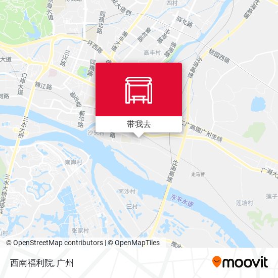 西南福利院地图