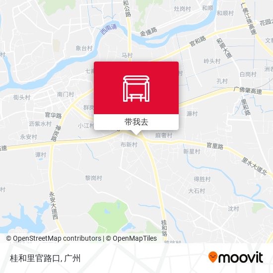 桂和里官路口地图