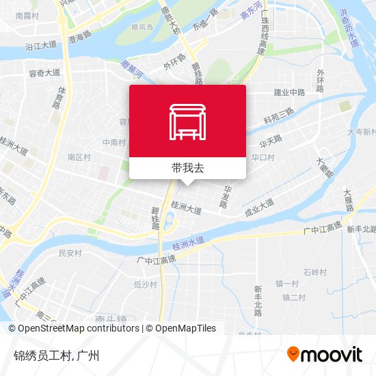 锦绣员工村地图