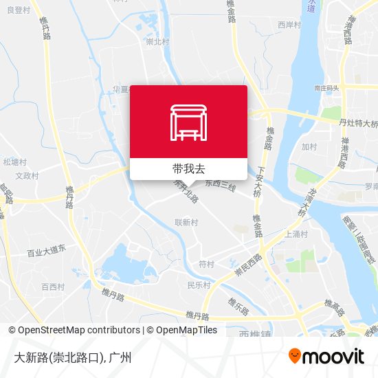 大新路(崇北路口)地图